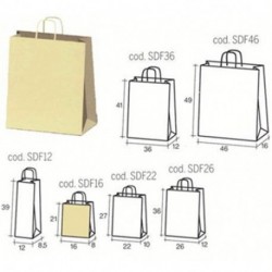 SHOPPER T/U 16X8X21CM BEIGE -