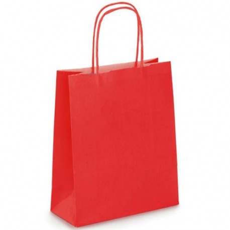 SHOPPER T/U 16X8X21CM ROSSO -