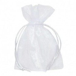 BUSTA ORGANZA 12X17 CM BIANCO - 763 01