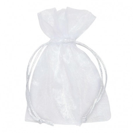 BUSTA ORGANZA 12X17 CM BIANCO - 763 01