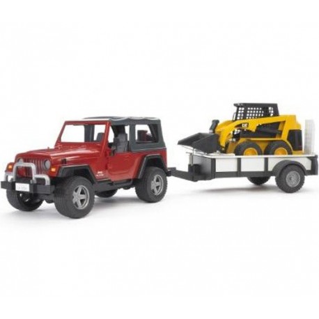 Z/E BRUDER JEEP CON RIMORCHIO CAT- 02924