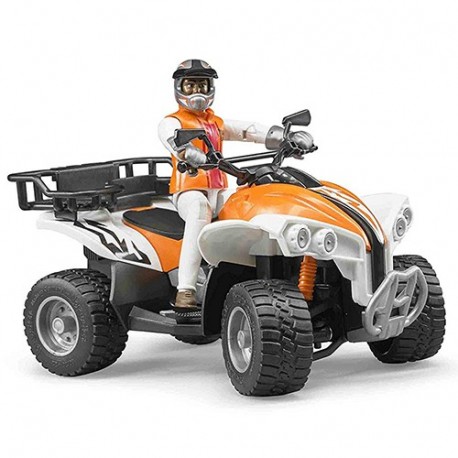 BRUDER QUAD CON FIGURA - 63000