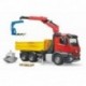 Z/E BRUDER CAMION CON GRU MERCEDES BENZ