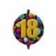 PALLONCINO TONDO 18 ANNI CRAZY 45CM