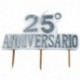 PICKS CANDELE 25° ANNIVERSARIO ARGENTO