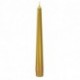 CANDELE CONICHE LACCATE ORO 20CM 6PZ