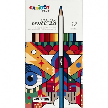 PASTELLI CARIOCA COLOR PENCIL 4.0 12PZ