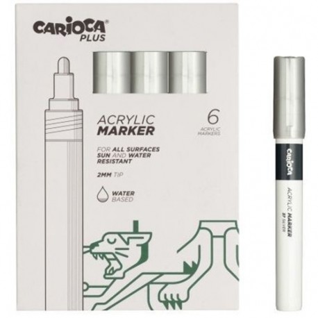 MARCATORI CARIOCA ACRILICI ARG 6PZ