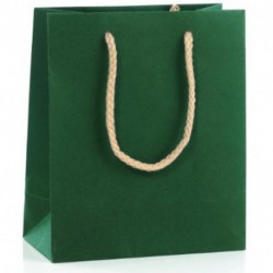 SHOPPER T/U 16X19+8CM VERDE -