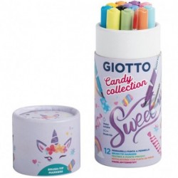 TUBO 12 GIOTTO TURBO SOFT BRUSH CANDY