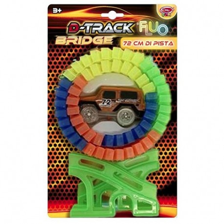 PISTA D-TRACK FLUO BRIDGE BL.  -