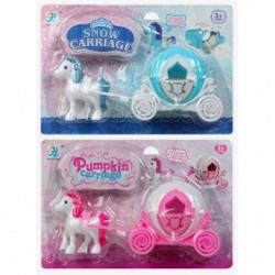 GIRL PONY C/CARROZZA E ACC BL  - 65600