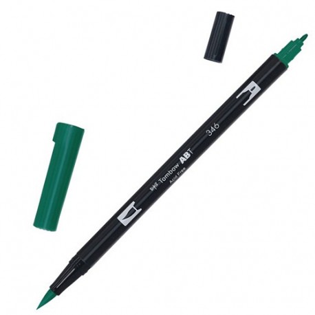 PENNARELLO 2 PUNTE DUAL BRUSHSEA GREEN