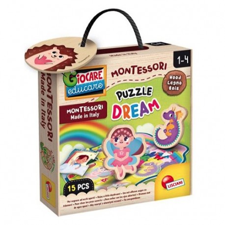 LISC. MONTESSORI LEGNO PUZZLE DREAM  -