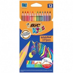 PASTELLI BIC KIDS EVOLUTION STRIPES