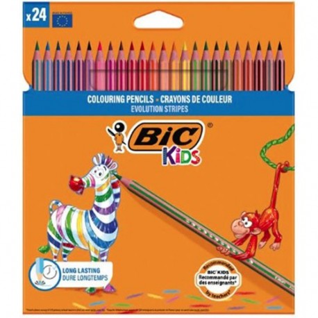 PASTELLI BIC KIDS EVOLUTION STRIPES