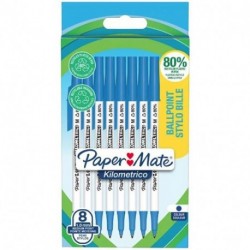 PENNE KILOMETRICO BLISTER 8PZ BLU