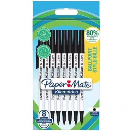 PENNE KILOMETRICO BLISTER 8PZ NERO