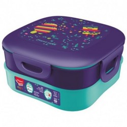 CONTENITORE LUNCH BOX 2 SC. PIXEL PARTY