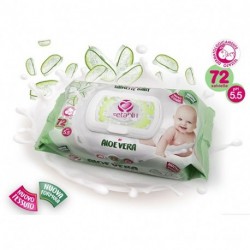 SALVIETTE BABY ALOE VERA 72PZ  - 59056