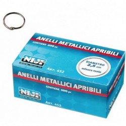 ANELLI METALLICI APRIBILI - 455