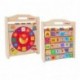 GIOCO 3 IN 1 ALFABETIERE/ OROLOGIO -