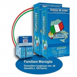 FIAMMIFERI MARSIGLIA AZZ 2CONF.100SCATOL