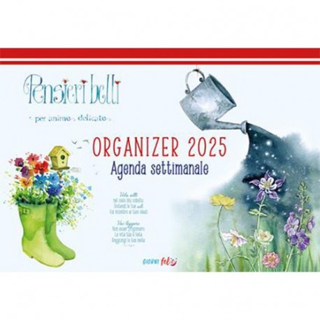 ORGANIZER DATATO PENSIERI BELLI -