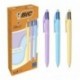 PENNA BIC 4 COLORI SHINE FUSTO COL.PASTE